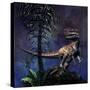 Monolophosaurus Was a Theropod Dinosaur from the Middle Jurassic Period-null-Stretched Canvas