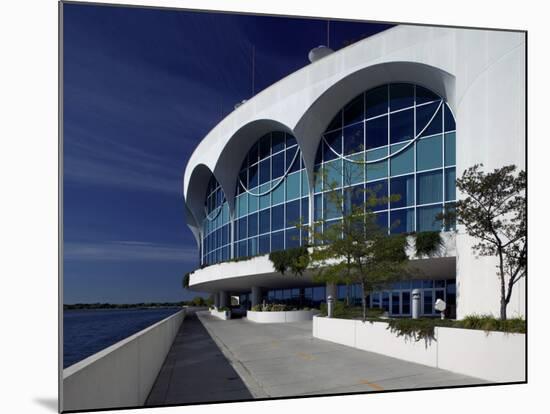 Monona Terrace, Lake Monona, Madison, WI-Walter Bibikow-Mounted Photographic Print