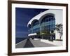 Monona Terrace, Lake Monona, Madison, WI-Walter Bibikow-Framed Photographic Print