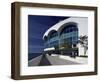 Monona Terrace, Lake Monona, Madison, WI-Walter Bibikow-Framed Photographic Print