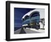 Monona Terrace, Lake Monona, Madison, WI-Walter Bibikow-Framed Photographic Print