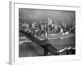 Monongahela River in the Heart of the City-Margaret Bourke-White-Framed Photographic Print