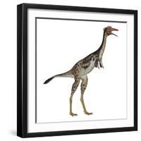 Mononykus Dinosaur Standing-Stocktrek Images-Framed Art Print