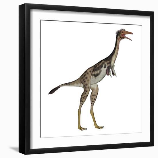 Mononykus Dinosaur Standing-Stocktrek Images-Framed Art Print