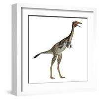 Mononykus Dinosaur Standing-Stocktrek Images-Framed Art Print