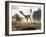 Mononykus Dinosaur Walking in the Desert-Stocktrek Images-Framed Art Print