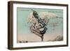 Monoplan Espagnol, Alphose, Rois Volants, Flugzeug-null-Framed Giclee Print