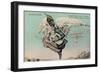 Monoplan Espagnol, Alphose, Rois Volants, Flugzeug-null-Framed Giclee Print