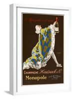 Monopole Champagne, Made by Heidsieck and Co-null-Framed Art Print