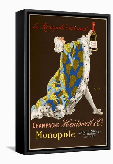 Monopole Champagne, Made by Heidsieck and Co-null-Framed Stretched Canvas