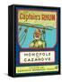 Monopole de Cazanove Captain's Rhum Brand Rum Label-Lantern Press-Framed Stretched Canvas