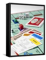 Monopoly Board Game-Tek Image-Framed Stretched Canvas