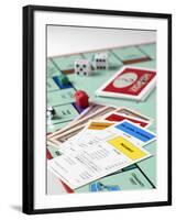 Monopoly Board Game-Tek Image-Framed Photographic Print