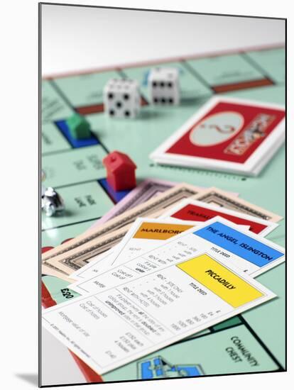 Monopoly Board Game-Tek Image-Mounted Photographic Print
