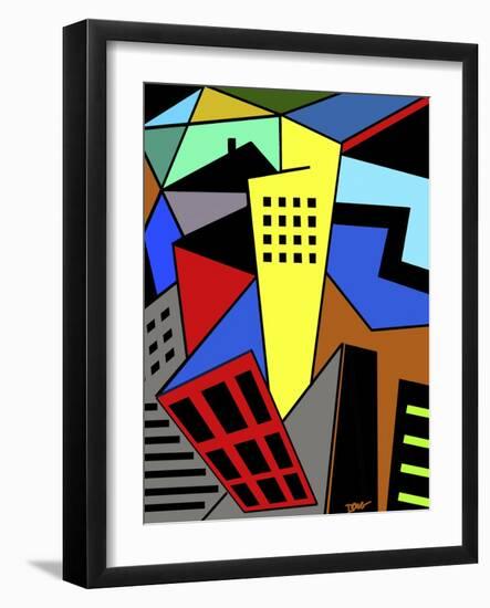 Monopoly-Diana Ong-Framed Giclee Print