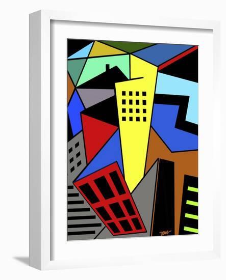 Monopoly-Diana Ong-Framed Giclee Print