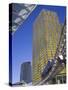 Monorail and Veer Towers at Citycenter, Las Vegas, Nevada, United States of America, North America-Richard Cummins-Stretched Canvas