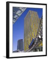 Monorail and Veer Towers at Citycenter, Las Vegas, Nevada, United States of America, North America-Richard Cummins-Framed Photographic Print