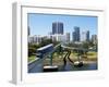 Monorail by Jupiter's Casino, Broadbeach, Gold Coast, Queensland, Australia-David Wall-Framed Photographic Print