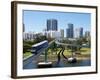 Monorail by Jupiter's Casino, Broadbeach, Gold Coast, Queensland, Australia-David Wall-Framed Photographic Print