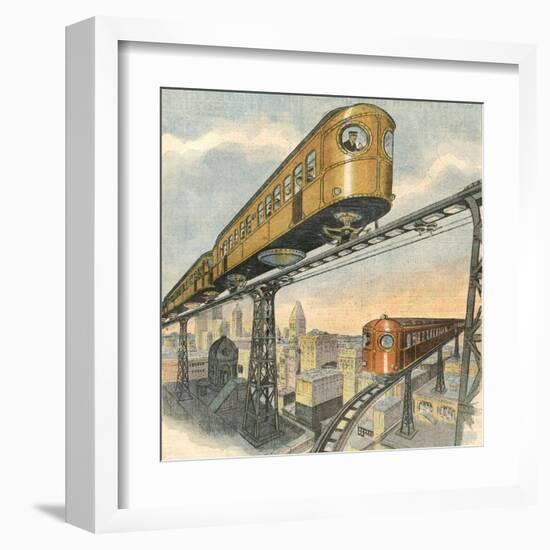 Monorail Project-null-Framed Art Print