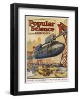 Monorails for Cities-null-Framed Art Print