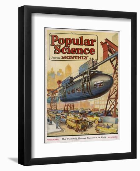 Monorails for Cities-null-Framed Art Print