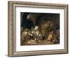 Monos En Una Bodega, 17th Century, Flemish School-David Teniers the Younger-Framed Giclee Print