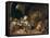 Monos En Una Bodega, 17th Century, Flemish School-David Teniers the Younger-Framed Stretched Canvas