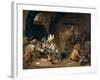 Monos En Una Bodega, 17th Century, Flemish School-David Teniers the Younger-Framed Giclee Print