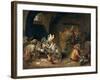 Monos En Una Bodega, 17th Century, Flemish School-David Teniers the Younger-Framed Giclee Print