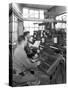 Monotype Keyboards in Operation at a Printing Company, Mexborough, South Yorkshire, 1959-Michael Walters-Stretched Canvas