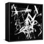 Monotype Scribble III-Jennifer Goldberger-Framed Stretched Canvas