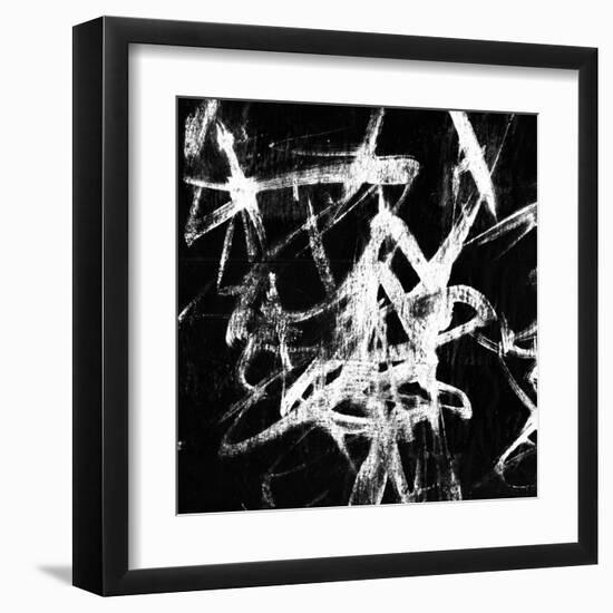 Monotype Scribble III-Jennifer Goldberger-Framed Art Print