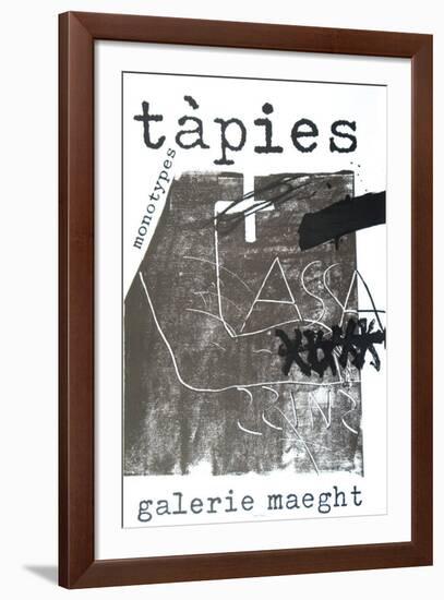 Monotypes, 1974-Antoni Tapies-Framed Art Print