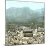 Monreale (Sicily, Italy), Overview with the Cathedral, Circa 1860-Leon, Levy et Fils-Mounted Photographic Print