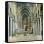 Monreale (Sicily), the Duomo, the Central Nave-Leon, Levy et Fils-Framed Stretched Canvas