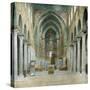 Monreale (Sicily), the Duomo, the Central Nave-Leon, Levy et Fils-Stretched Canvas