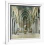 Monreale (Sicily), the Duomo, the Central Nave-Leon, Levy et Fils-Framed Photographic Print