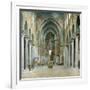 Monreale (Sicily), the Duomo, the Central Nave-Leon, Levy et Fils-Framed Photographic Print