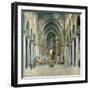 Monreale (Sicily), the Duomo, the Central Nave-Leon, Levy et Fils-Framed Photographic Print