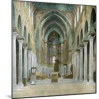 Monreale (Sicily), the Duomo, the Central Nave-Leon, Levy et Fils-Mounted Photographic Print