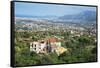 Monreale view from Monreale Cathedral, Monreale, Sicily, Italy, Europe-Marco Simoni-Framed Stretched Canvas