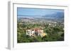 Monreale view from Monreale Cathedral, Monreale, Sicily, Italy, Europe-Marco Simoni-Framed Photographic Print