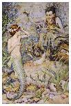The Little Mermaid Talks with the Witch on the Sea-Floor-Monro S. Orr-Art Print