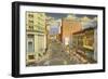 Monroe Avenue, Grand Rapids, Michigan-null-Framed Art Print