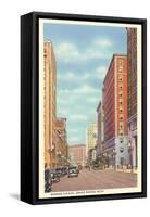 Monroe Avenue, Grand Rapids, Michigan-null-Framed Stretched Canvas