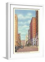 Monroe Avenue, Grand Rapids, Michigan-null-Framed Art Print