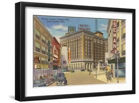 Monroe Avenue, Grand Rapids, Michigan-null-Framed Art Print