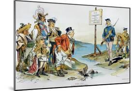 Monroe Doctrine,1896-Victor Gillam-Mounted Giclee Print